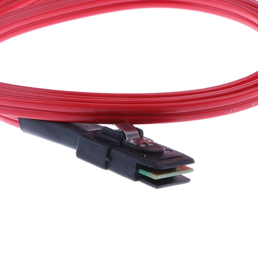 2pack Mini SAS SFF-8087 to 4x SATA HDD Hard Drive Cables Forward Breakout Cable