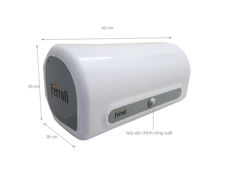 Hình ảnh Bình nước nóng Ferroli QQME20L Chống giật 2.500W - Hàng Chính Hãng