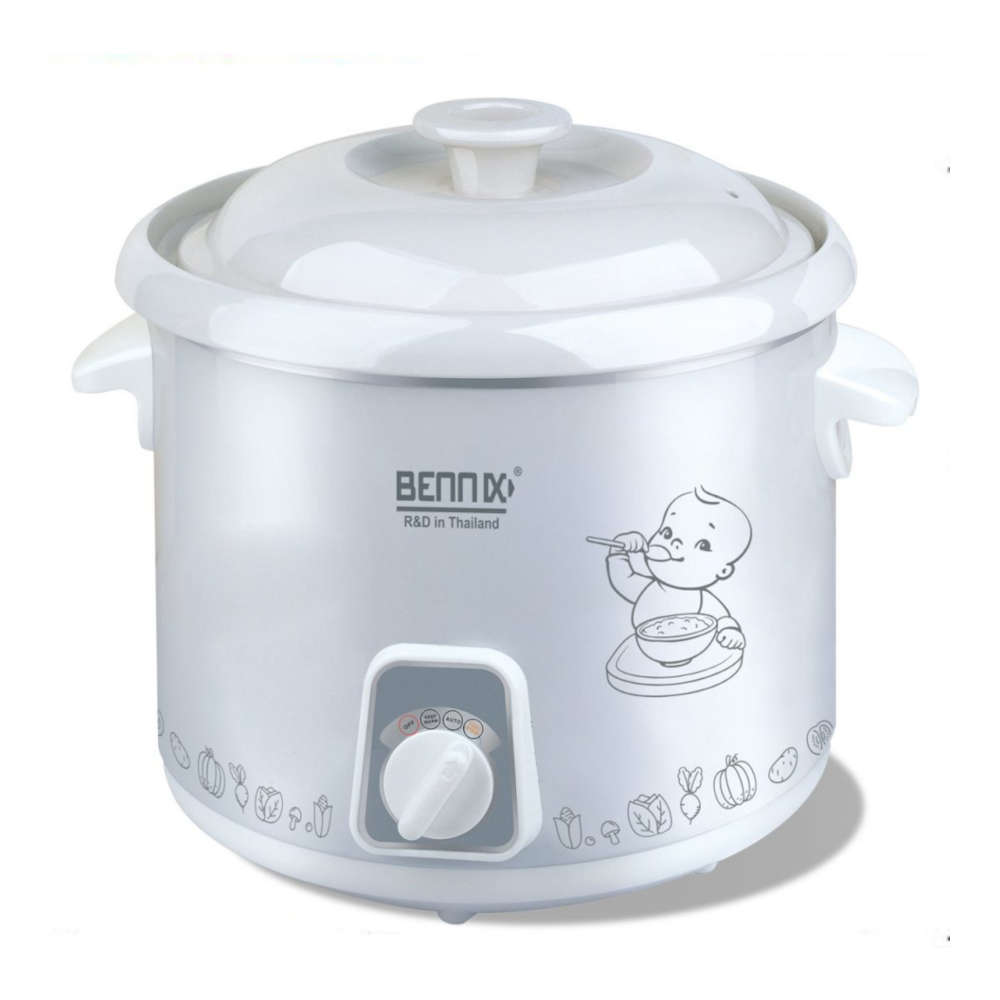 Nồi nấu chậm Bennix Thái Lan BN-20SLC dung tích 2 lít - Hàng chính hãng