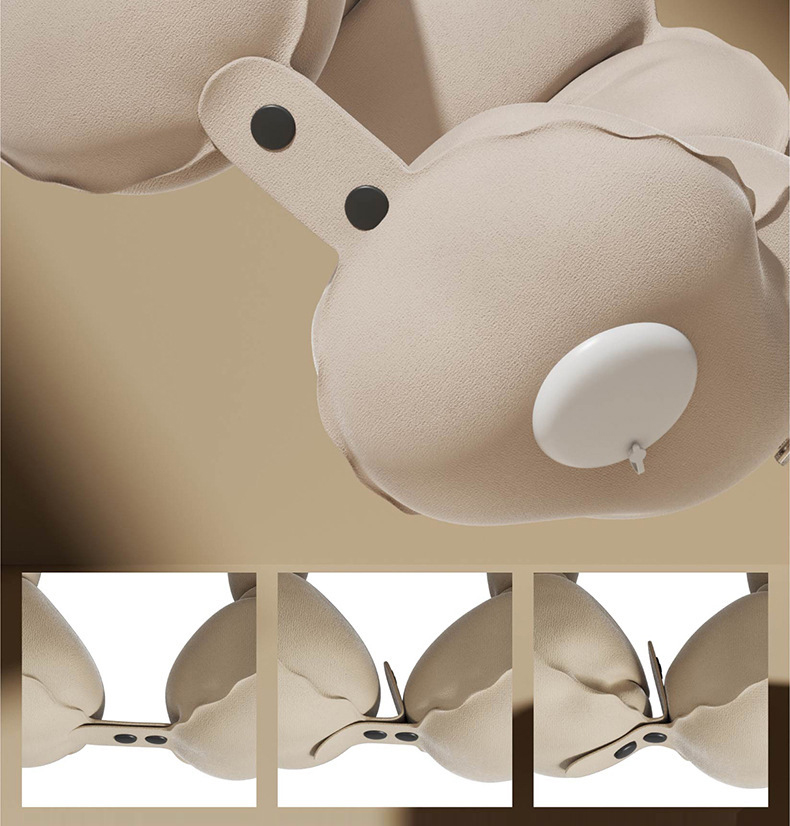 Gối Chữ U Du Lịch, Văn Phòng Bơm Hơi Hình Đám Mây