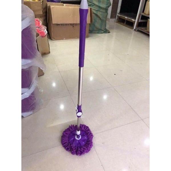 Cây chổi lau nhà xoay 360 độ tặng kèm 1 bông lau
