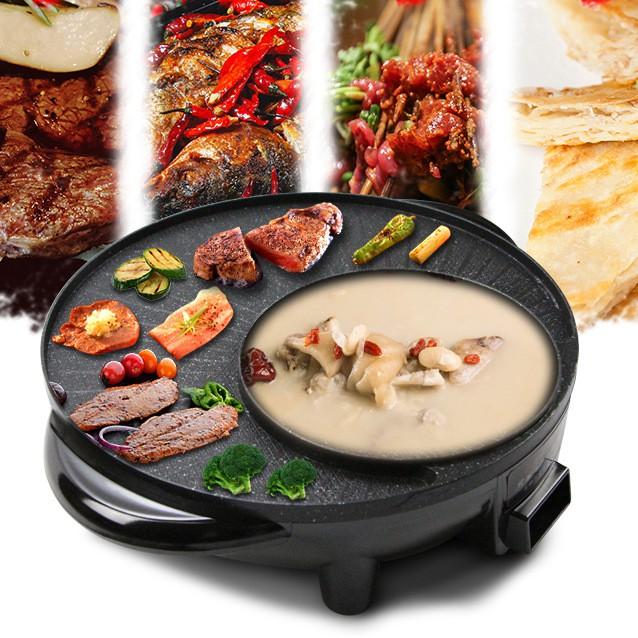 Nồi Lẩu Nướng BBQ Hàn Quốc 2 in 1, Siêu Tiện Dụng -GD180