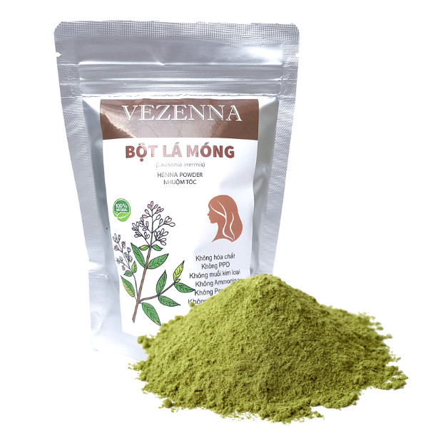 Bột lá móng nguyên chất Vezenna - 100g