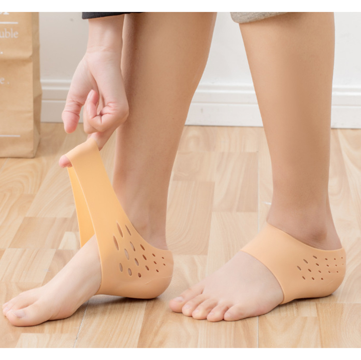 Miếng tất vớ độn lót giày tăng chiều cao silicon cho nam nữ 3.5 cm êm chân chống trượt - 1 Cặp