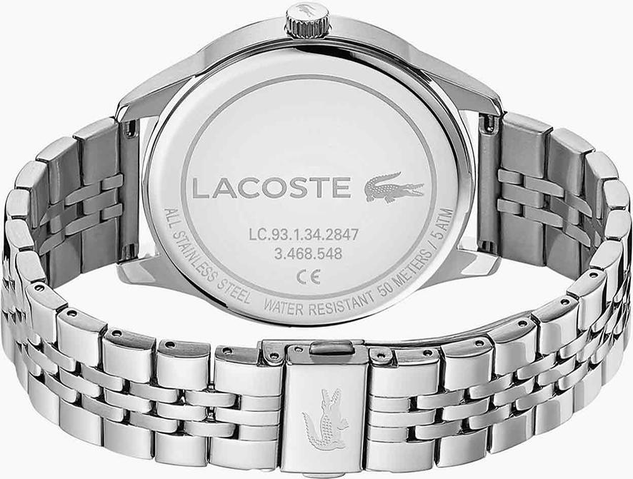 Đồng Hồ Nam Dây Kim Loại Lacoste &quot;Lacoste Vienna&quot; Máy Pin 42mm