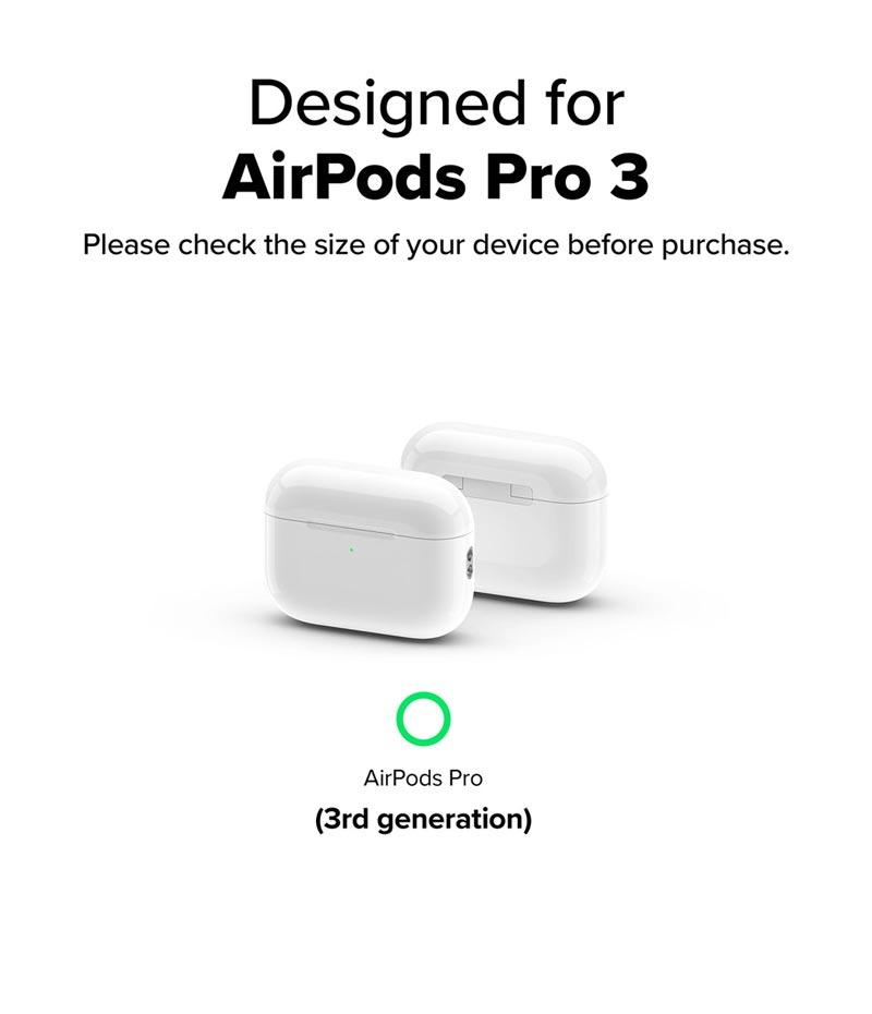 Vỏ ốp cho AirPods Pro 3 RINGKE Onyx Magnetic - Hàng Chính Hãng