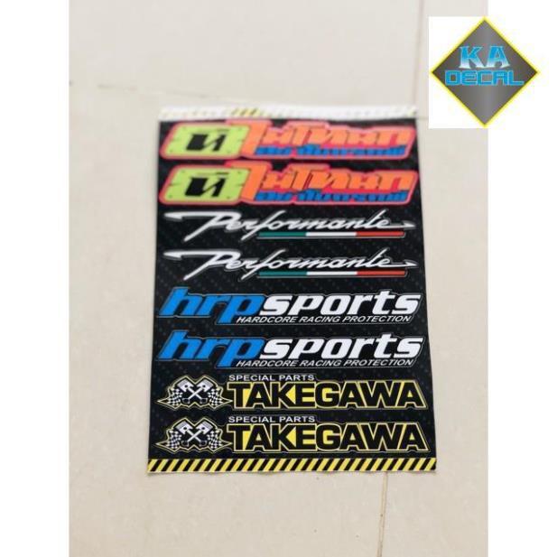 Set tem dán phuộc gấp,tem chống nước ko bay màu