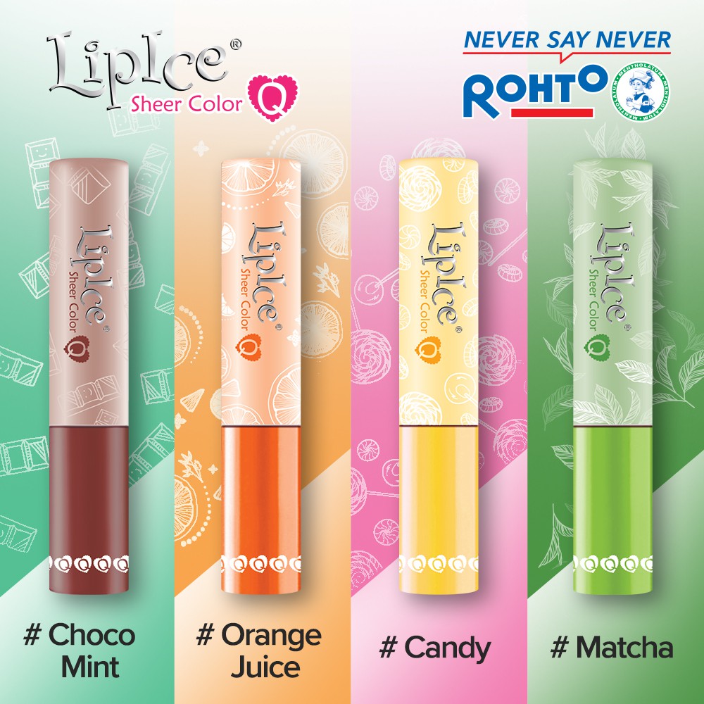 LipIce Son Dưỡng Chuyển Màu Hương Chocolate Bạc Hà Choco Mint Sheer Color Q 2.4g