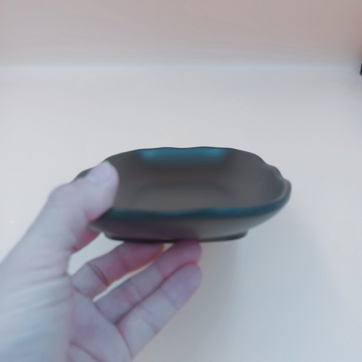 Đĩa Bầu Dục Sâu Melamine đen nhám chống cháy siêu bền hàng nhập khẩu