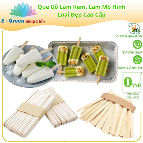 Túi 500gr-1kg Que Làm Kem Gỗ, Que Đè Lưỡi, Loại Đẹp, Làm Mô Hình Nhiều Kích Thướt, Giá Rẻ, Tiện Lợi