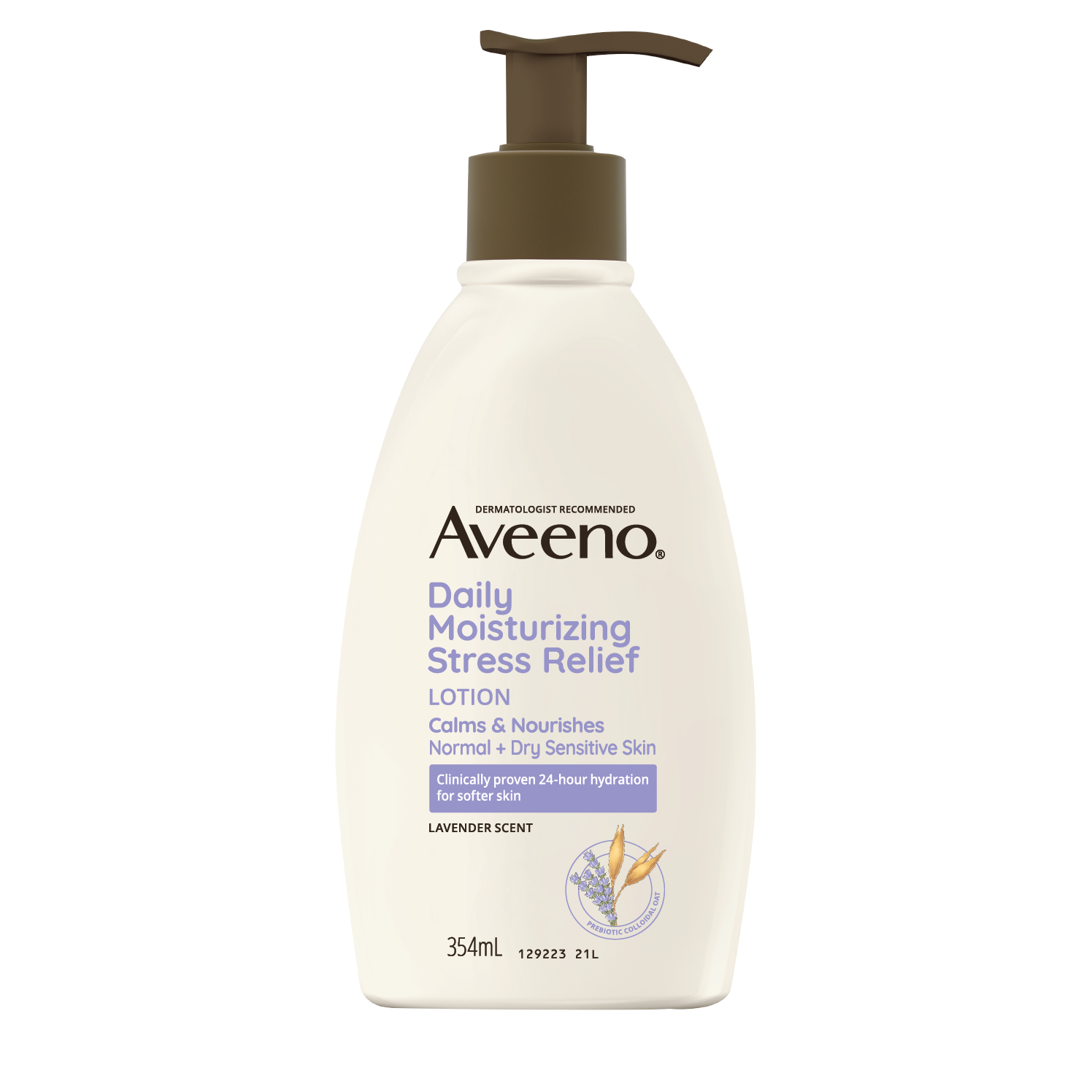 Sữa dưỡng thể cho da nhạy cảm, giảm căng thẳng hương lavender Aveeno Stress Relief 354ml