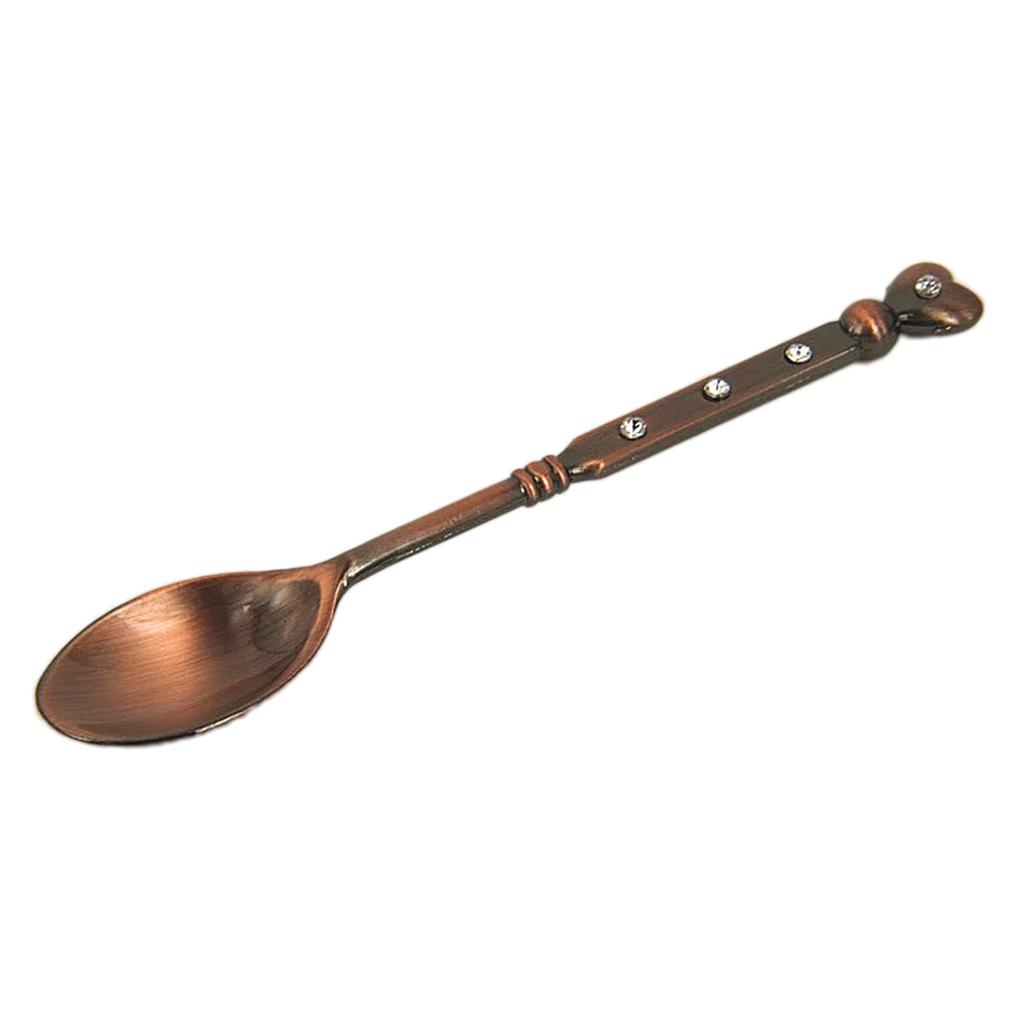 Stainless Steel Tableware Creative Retro Coffee Spoon, Stirring Spoon, Sugar Spoon, Stir Bar Spoon, Mixing Spoon, Tea Spoon, Ice Tea Spoon, Ice Cream Spoons
