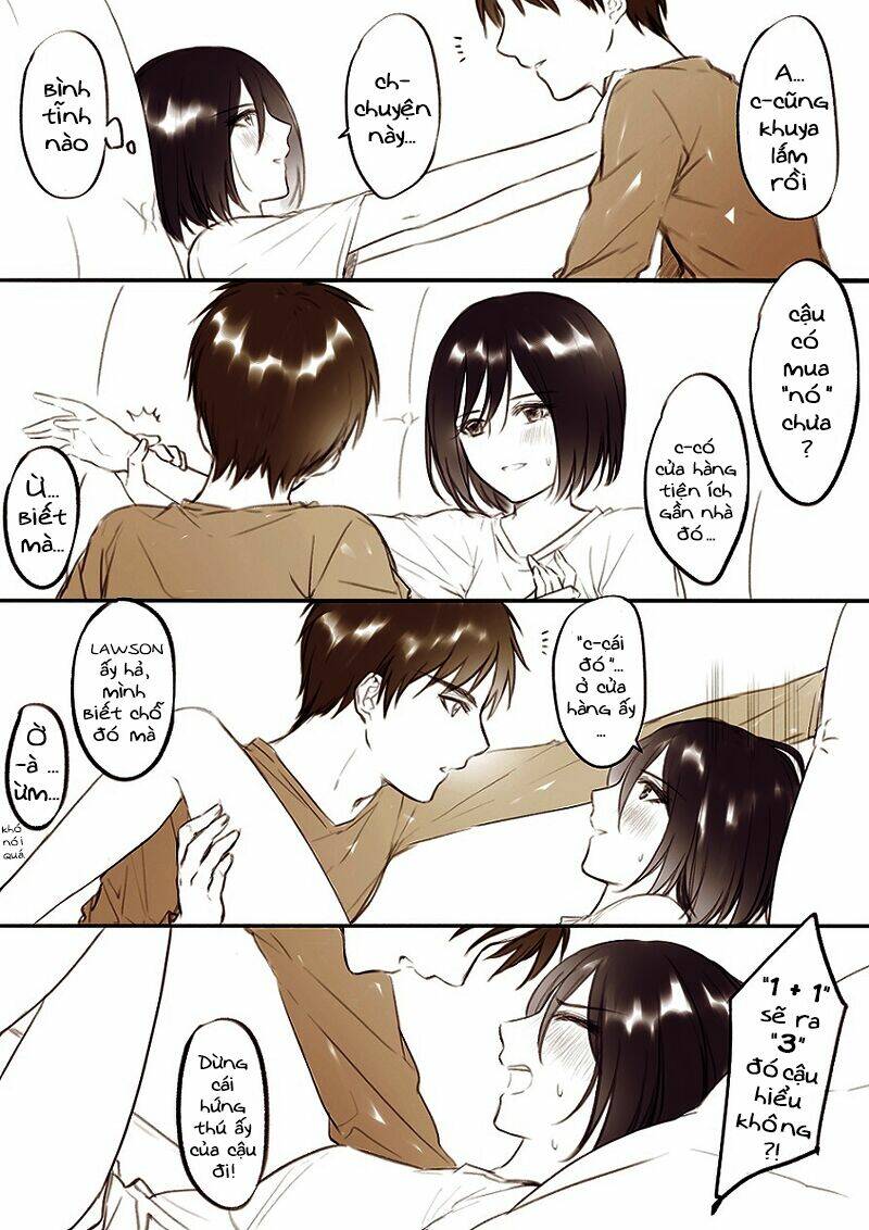 tấn công người khổng lồ - doujinshi our night chapter 2 12