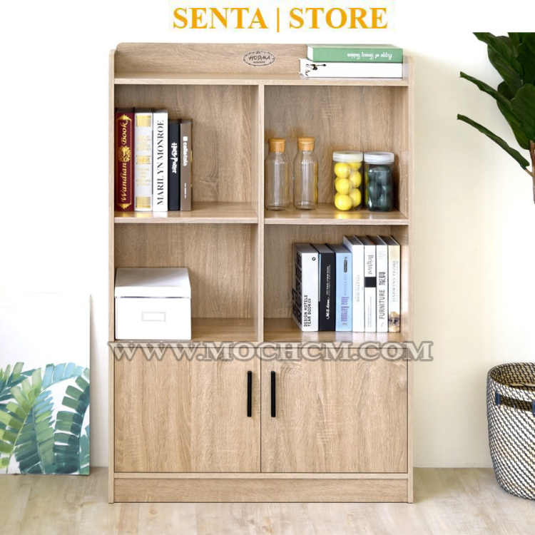 Kệ sách hiện đại trang trí đa năng cho phòng khách và phòng ngủ MOC613