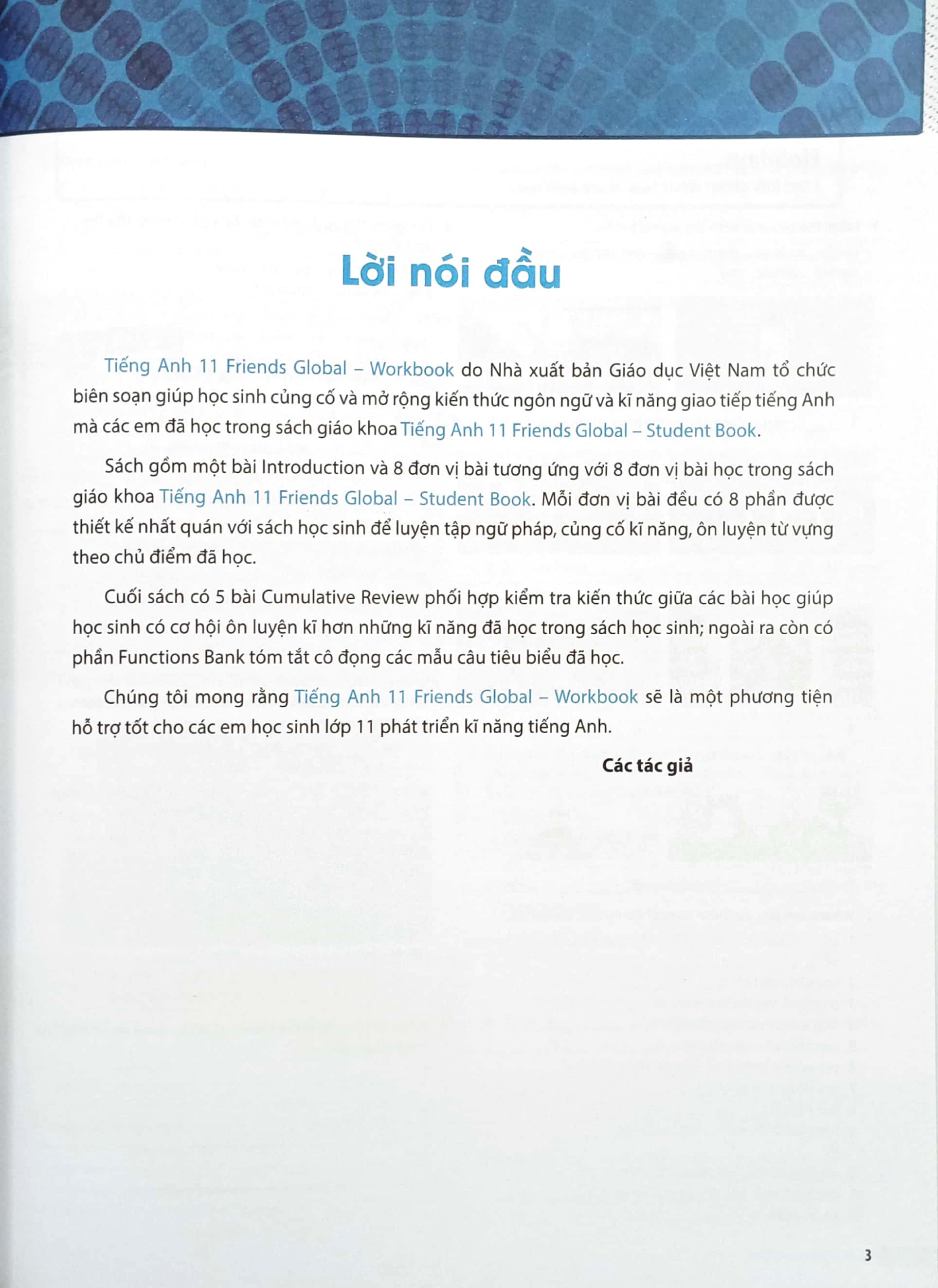 Tiếng Anh 11 Friends Global - Workbook (2023)