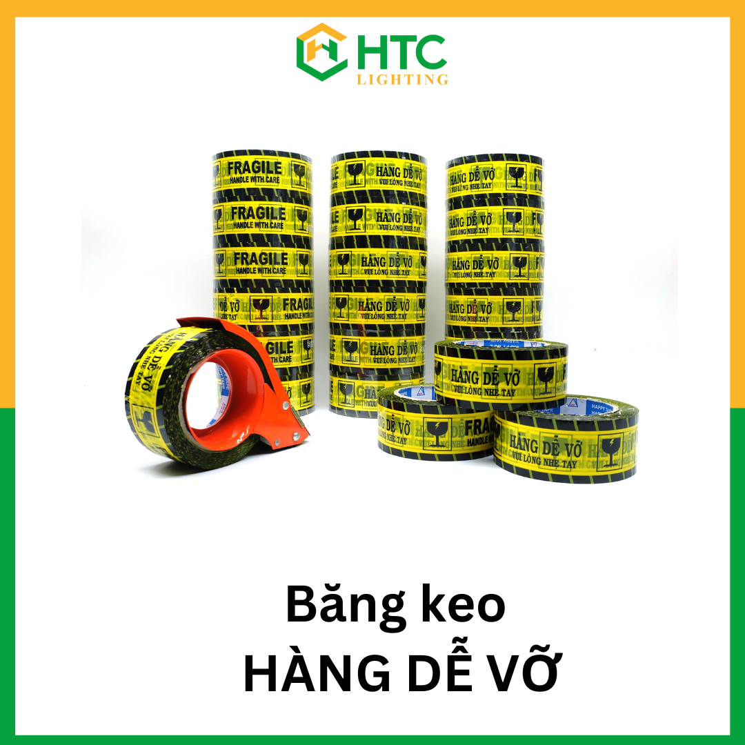 Băng keo/ băng dính HÀNG DỄ VỠ loại 5cm x 100yard - 1 cuộn