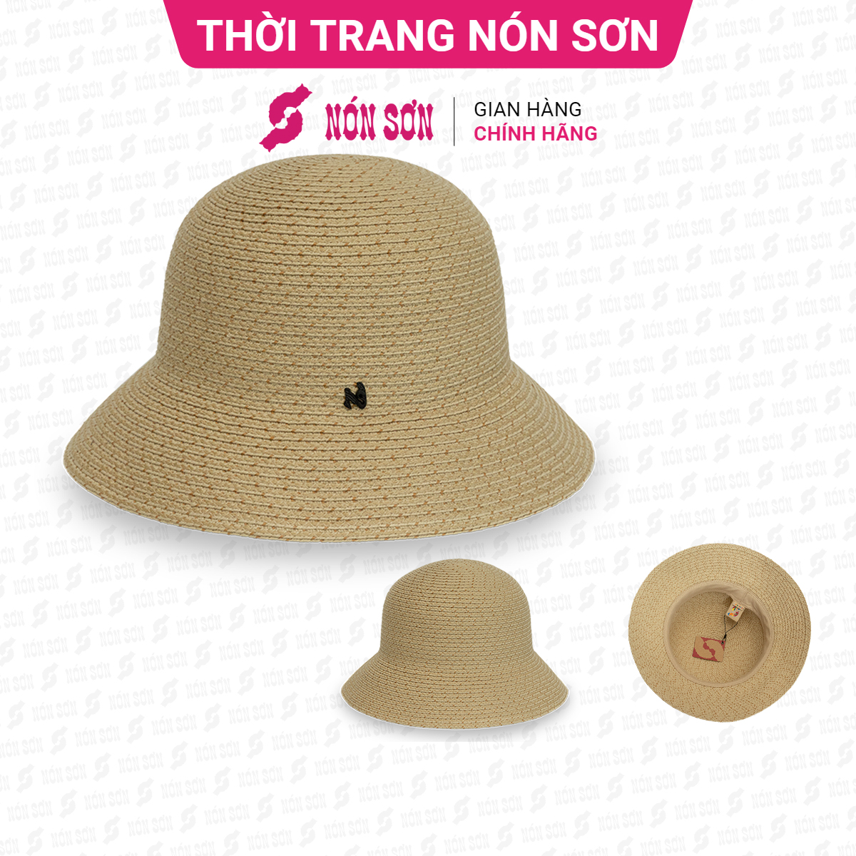 ƯU ĐÃI - Mũ vành thời trang NÓN SƠN-XH001-84A-KM4