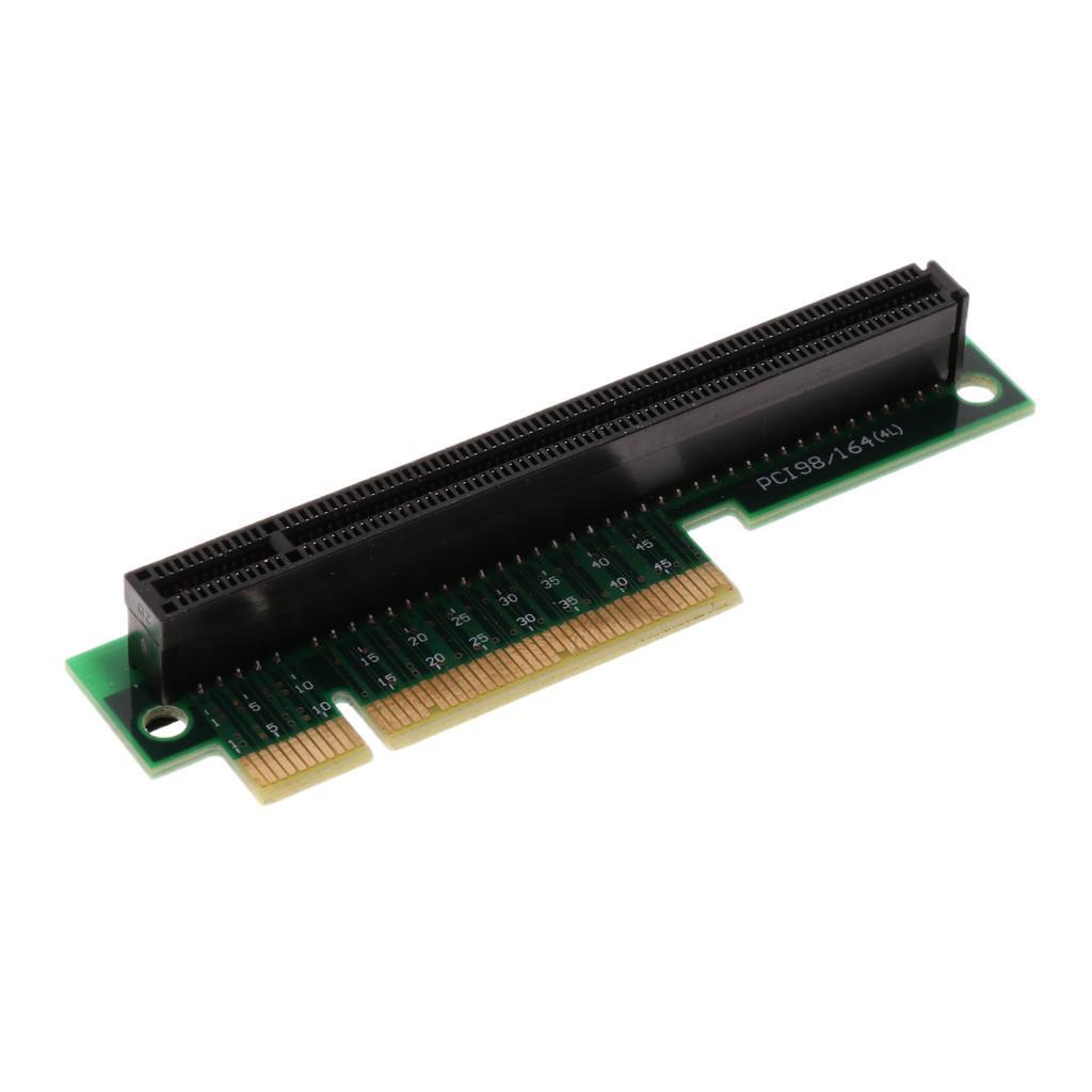 PCI-Express 8x Riser Card To PCI-E 6x card Graphics  With Right Angle