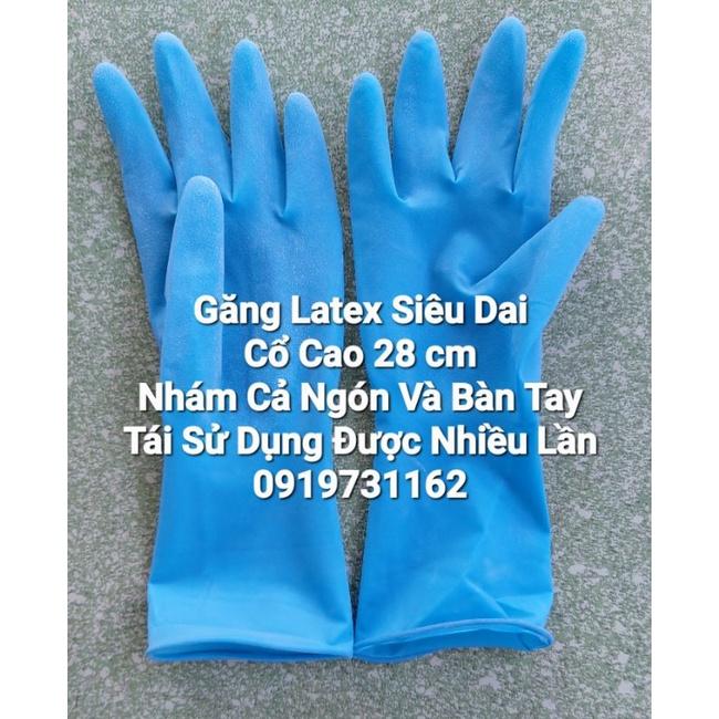 Găng Tay Cổ Cao, Siêu Dai. Sử Dụng Được Nhiều Lần. Găng Tay Chế Biến Thủy Sản
