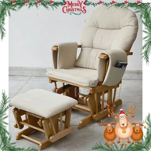 Ghế Lắc Thư Giãn Có Chỉnh Ngả Lưng Glider Rocker #GL05 - Thương hiệu Viet Home Decor