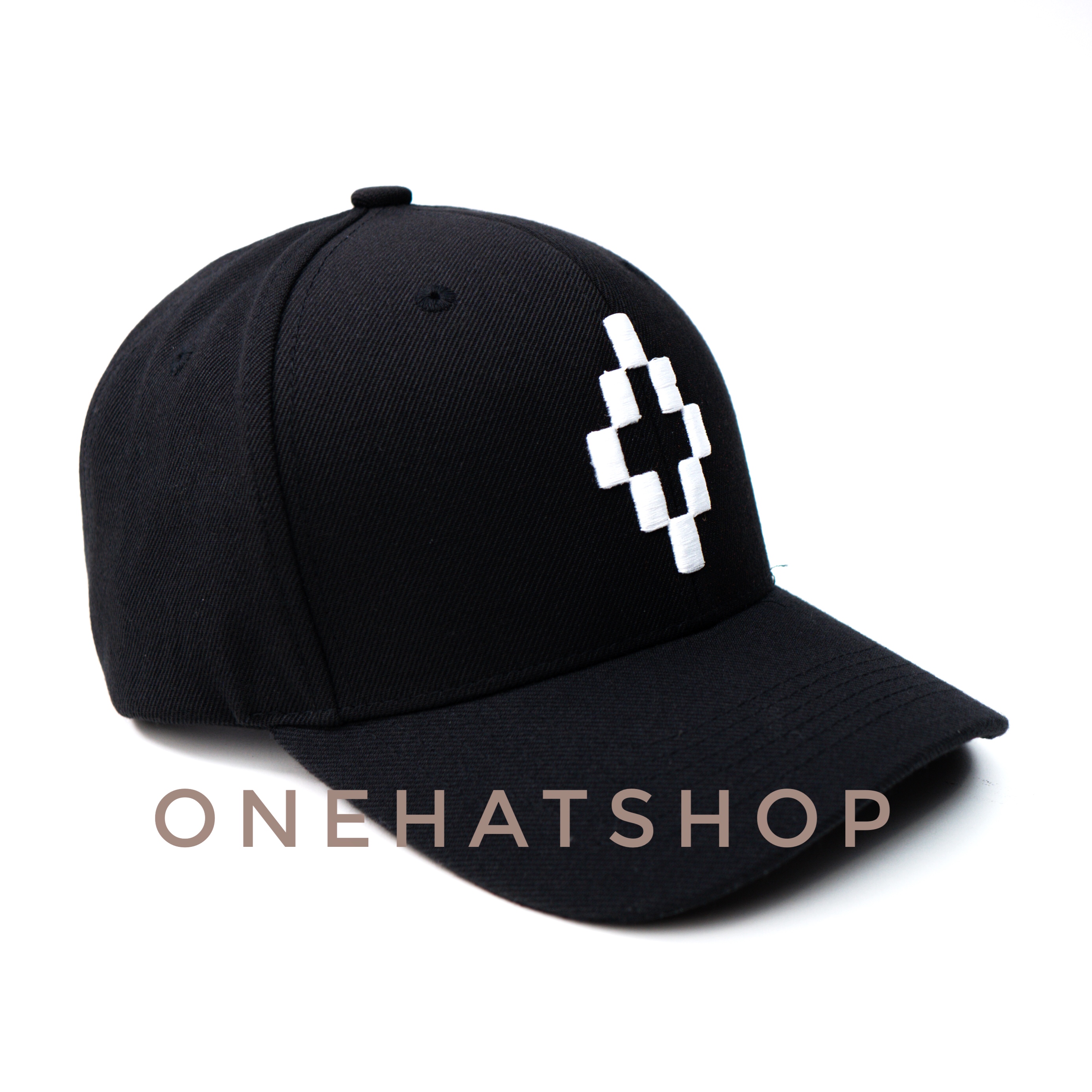 Nón lưỡi trai fom Baseball cap logo Ô vuông Marce.lo quai cài dây rút chất lượng cao