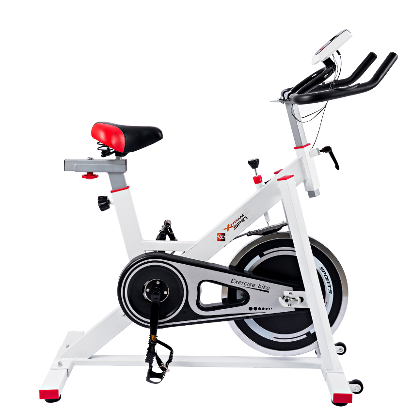 BG Xe đạp tập thể dục thể thao Spining bike Mẫu 301 Trắng