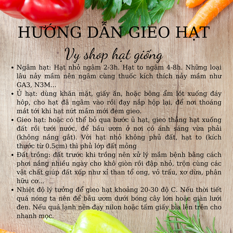 Hạt giống cà tím giọt nước Thái Lan