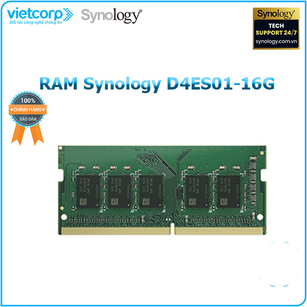 RAM cho NAS Synology - Synology D4ES01-16G - Hàng Chính Hãng