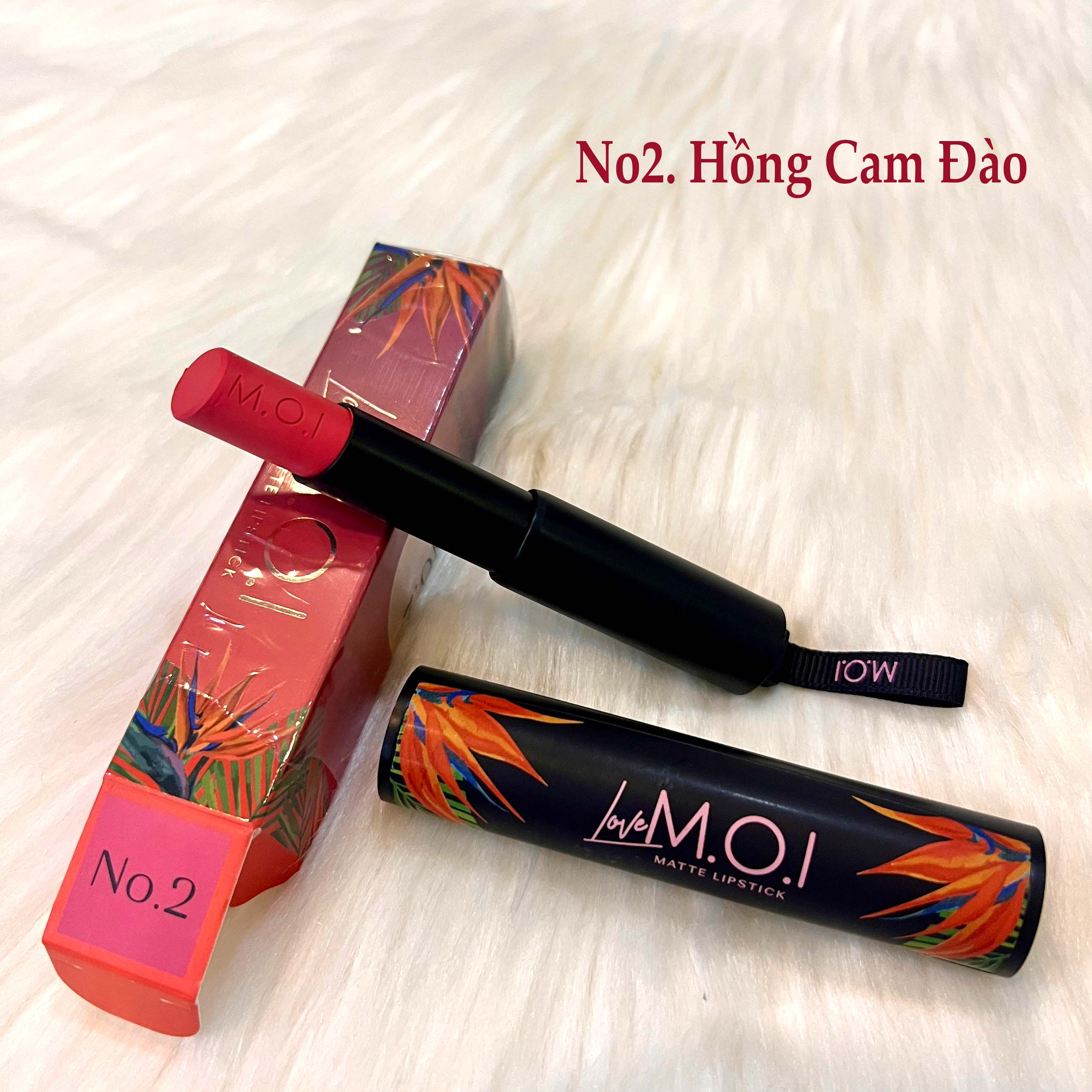 Set 2 Son Môi M.O.I Hồ Ngọc Hà Son Thỏi LOVE BY TROPICAL EDITION 2022 (Giới Hạn