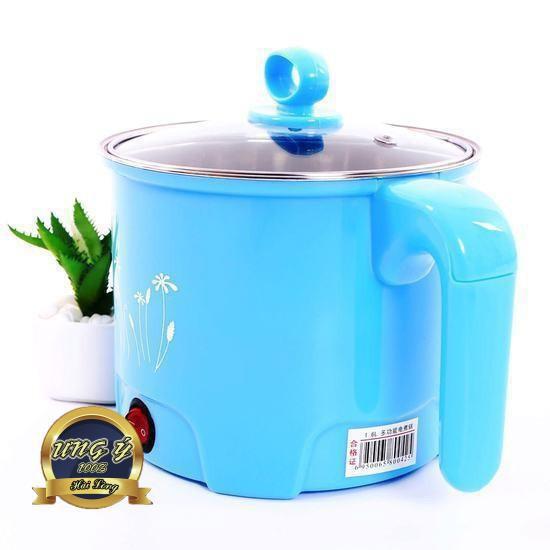 Nồi Lẩu/Ca Nấu Mì Mini Kèm Khay Hấp Trứng 18cm - Ngẫu Nhiên Màu