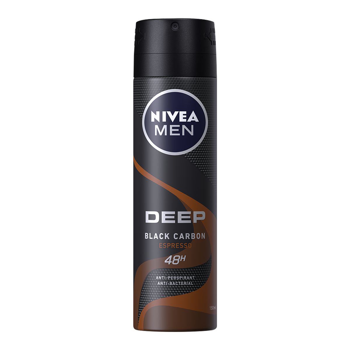 Xịt Ngăn Mùi NIVEA MEN Than Đen Hương Espresso - 85367 (150ml)