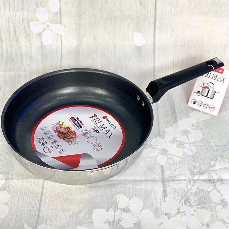 Bộ nồi chảo inox 304 đáy liền 3 lớp cao cấp Elmich Trimax XP model 2350866 hàng chính hãng