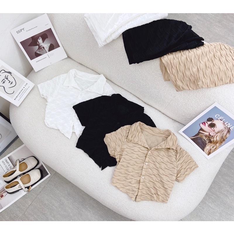 Set áo croptop kèm chân váy ôm