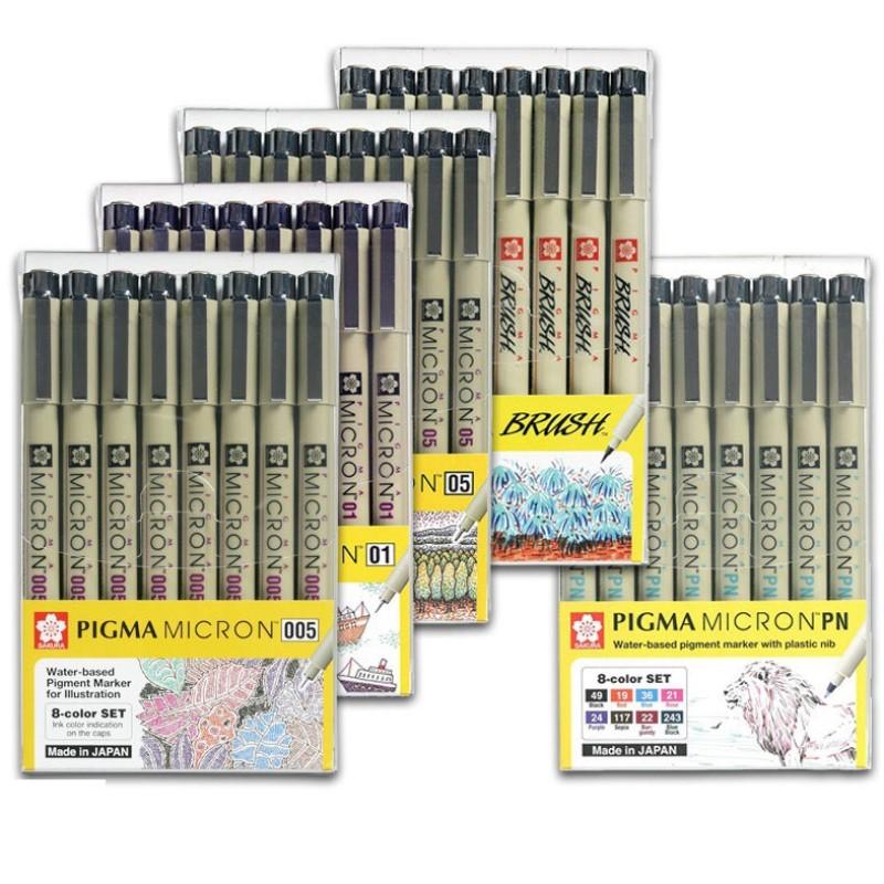 Sakura - Bút Đi Nét Pigma 01 Đen