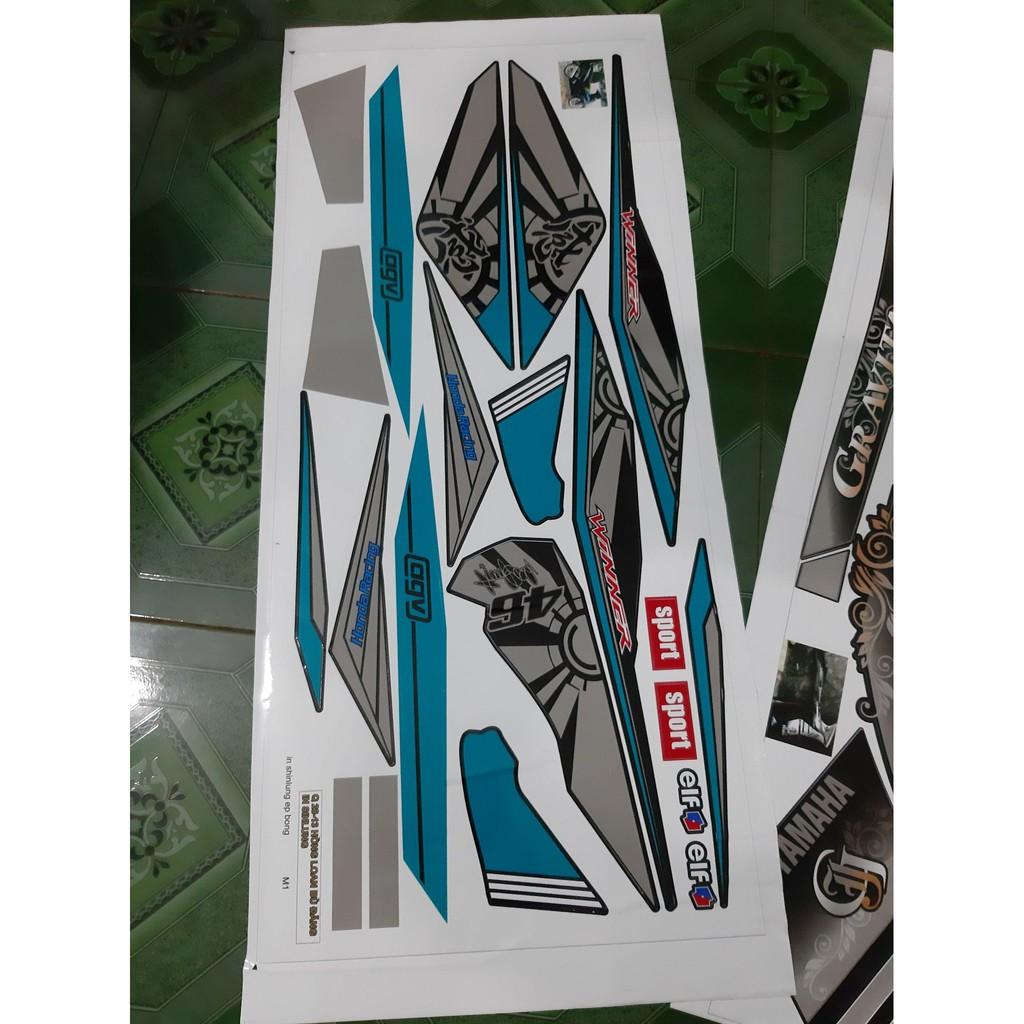 Tem rời winner xanh đen bạc