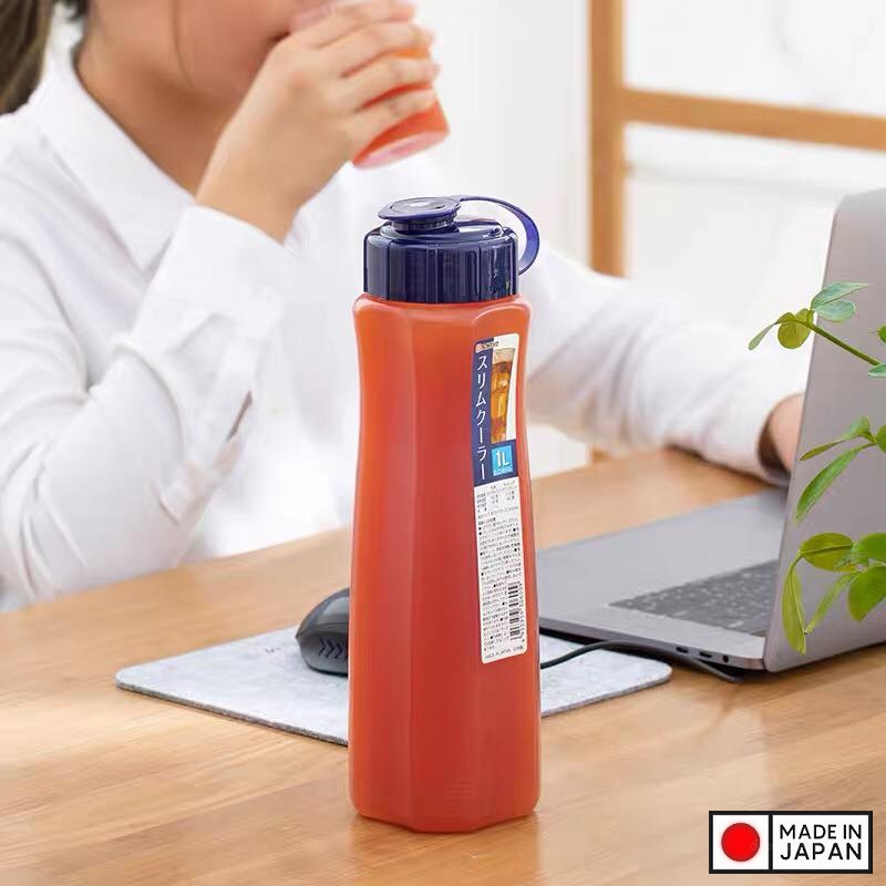 Bình nước du lịch Slim Cooler 1.0L - Hàng nội địa Nhật Bản nhập khẩu chính hãng