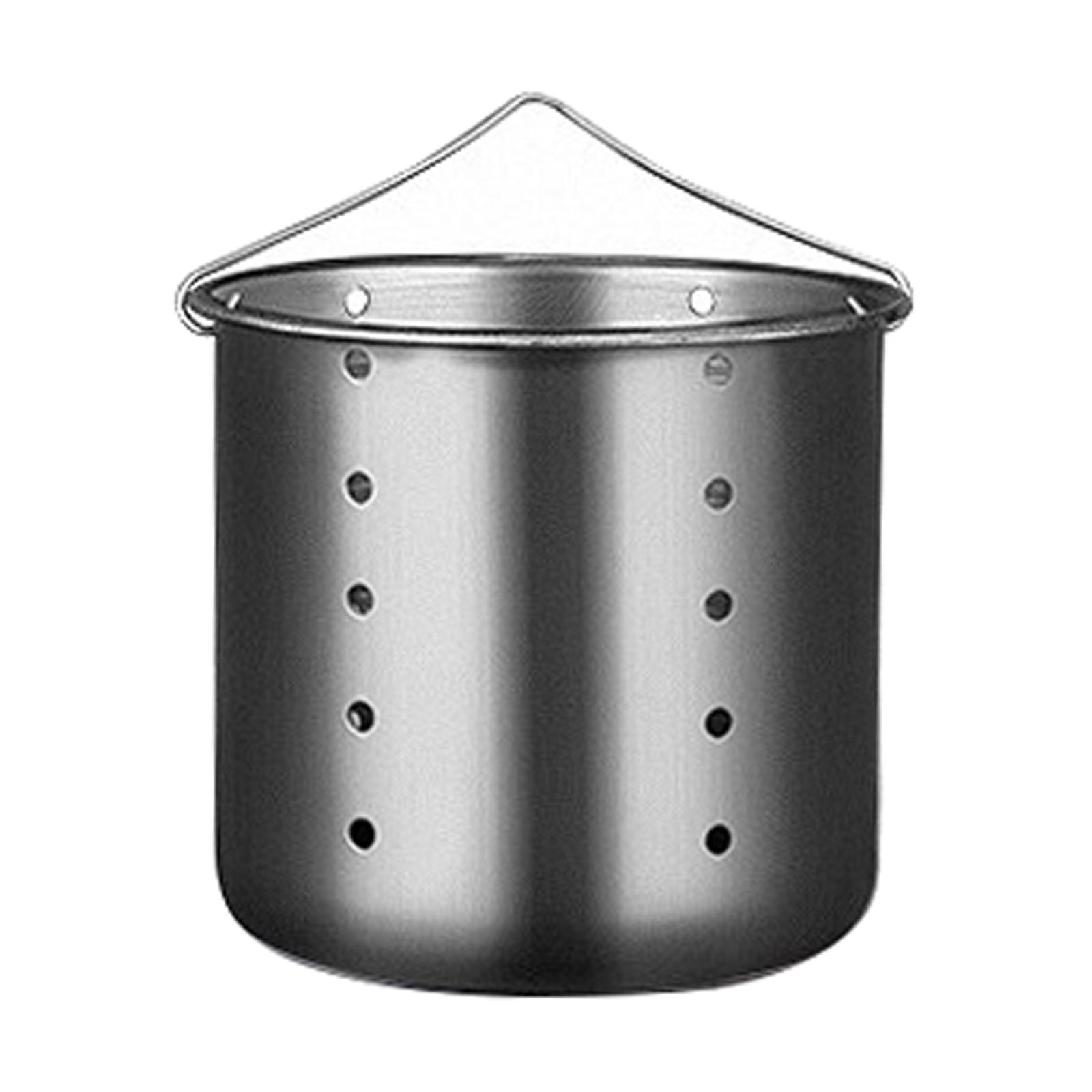 Stainless Steel Fishing Bait Trap Cage Feeder Basket Holder Tackles