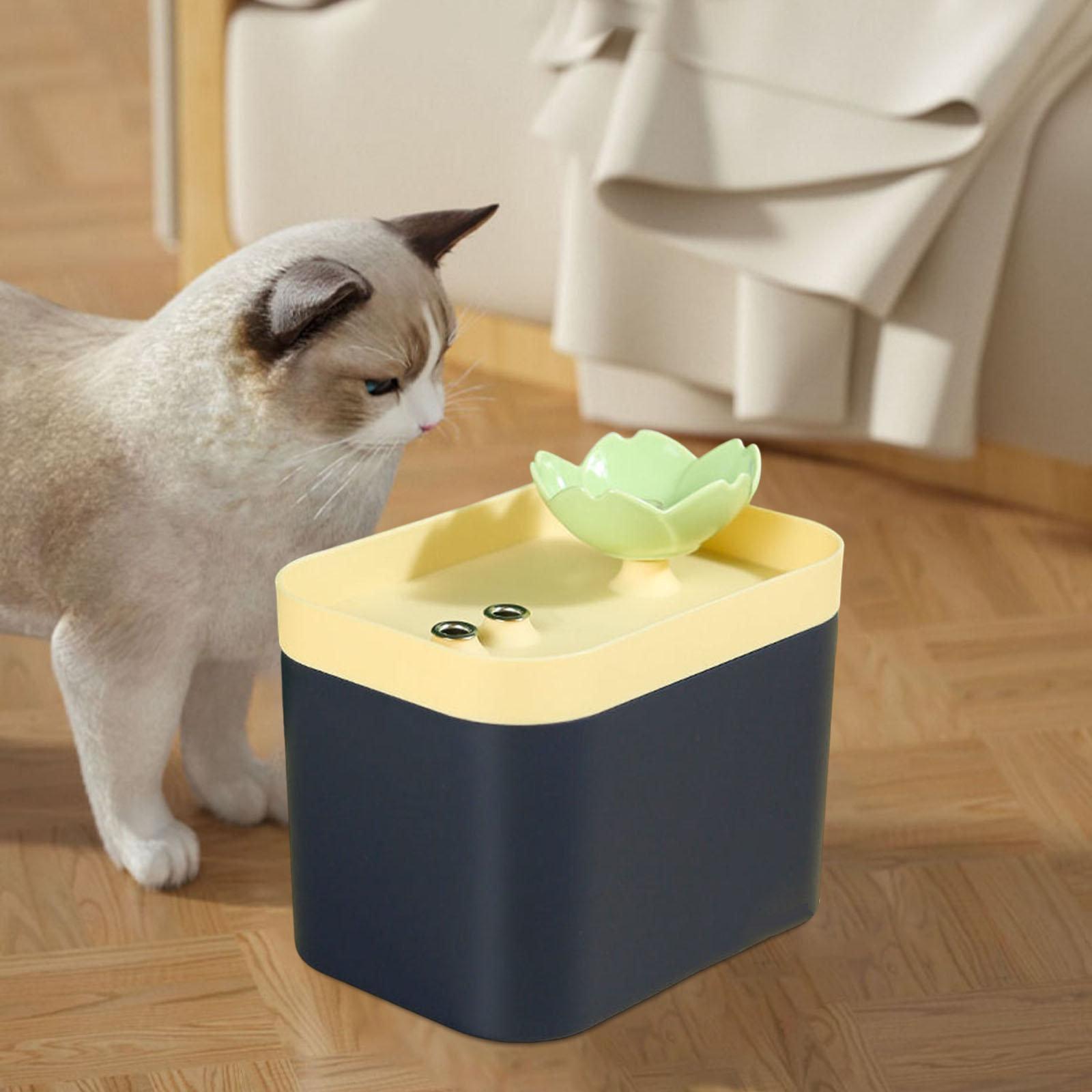 2x Cat Water Fountain Feeder