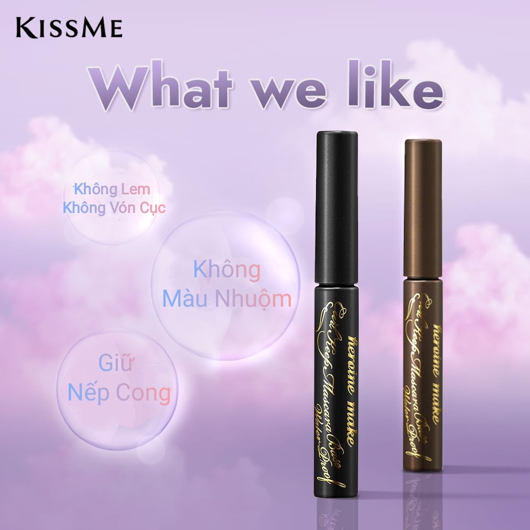 Combo Mascara Chuốt Cong Tơi Mi Và Tẩy Trang Mi