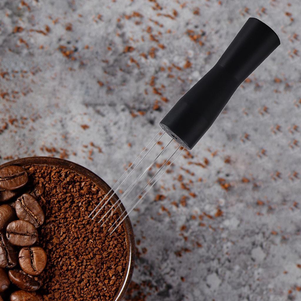 2 Pack Needle Style Coffee Tamper Distributor Espresso Hand Stirrer Tool