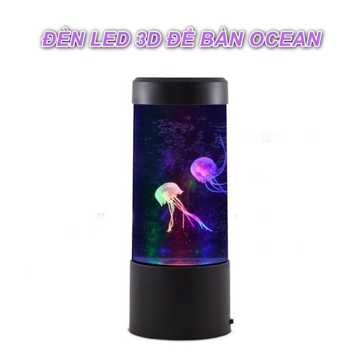 ĐÈN LED 3D ĐỂ BÀN OCEAN - Cao Cấp