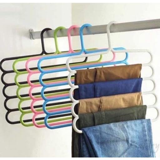 Móc Treo Quần Áo Bằng Nhựa 5 Tầng Đa Năng H247