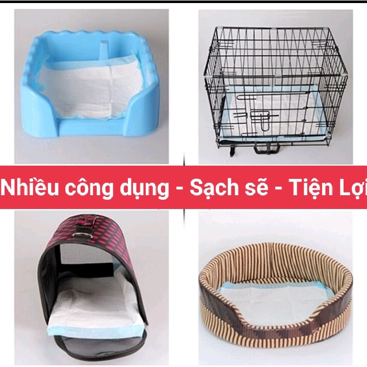 Tã lót chuồng cho Chó Mèo Doog &amp; Caat Siêu thấm hút, khô thoáng Giúp khu vực vệ sinh thú cưng luôn khô thoáng