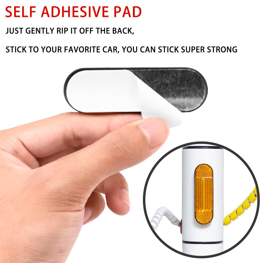 Bọc Bánh Xe Bảo Vệ Vỏ Cho Xe Điện Xiaomi Pro 2/1S/M365 Pro Phía Trước Phía Sau Phản Quang An Toàn Ống Đêm Phản Quang Phần Color: yellow sets
