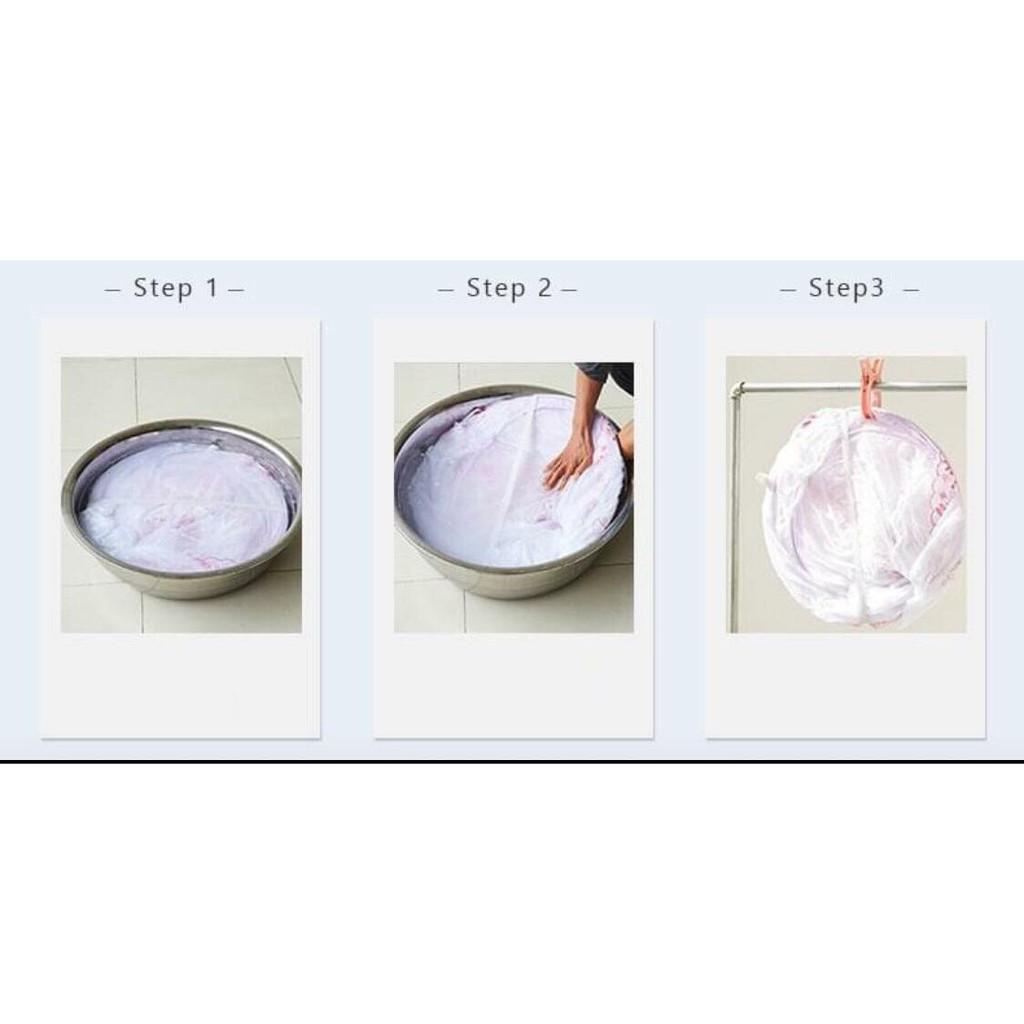 Màn Chụp Tự Bung ĐỈNH VUÔNG Mùng Chụp Cao Cấp - Hàng Đầu Việt Nam