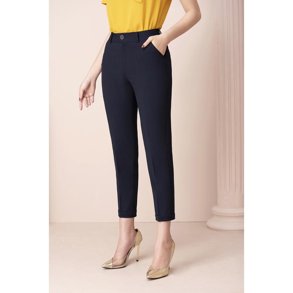 Quần Tây Nữ Công Sở LUPERI LFQD273 Kiểu Dáng Baggy Trẻ Trung, Lưng Cao, Không Bai Xù