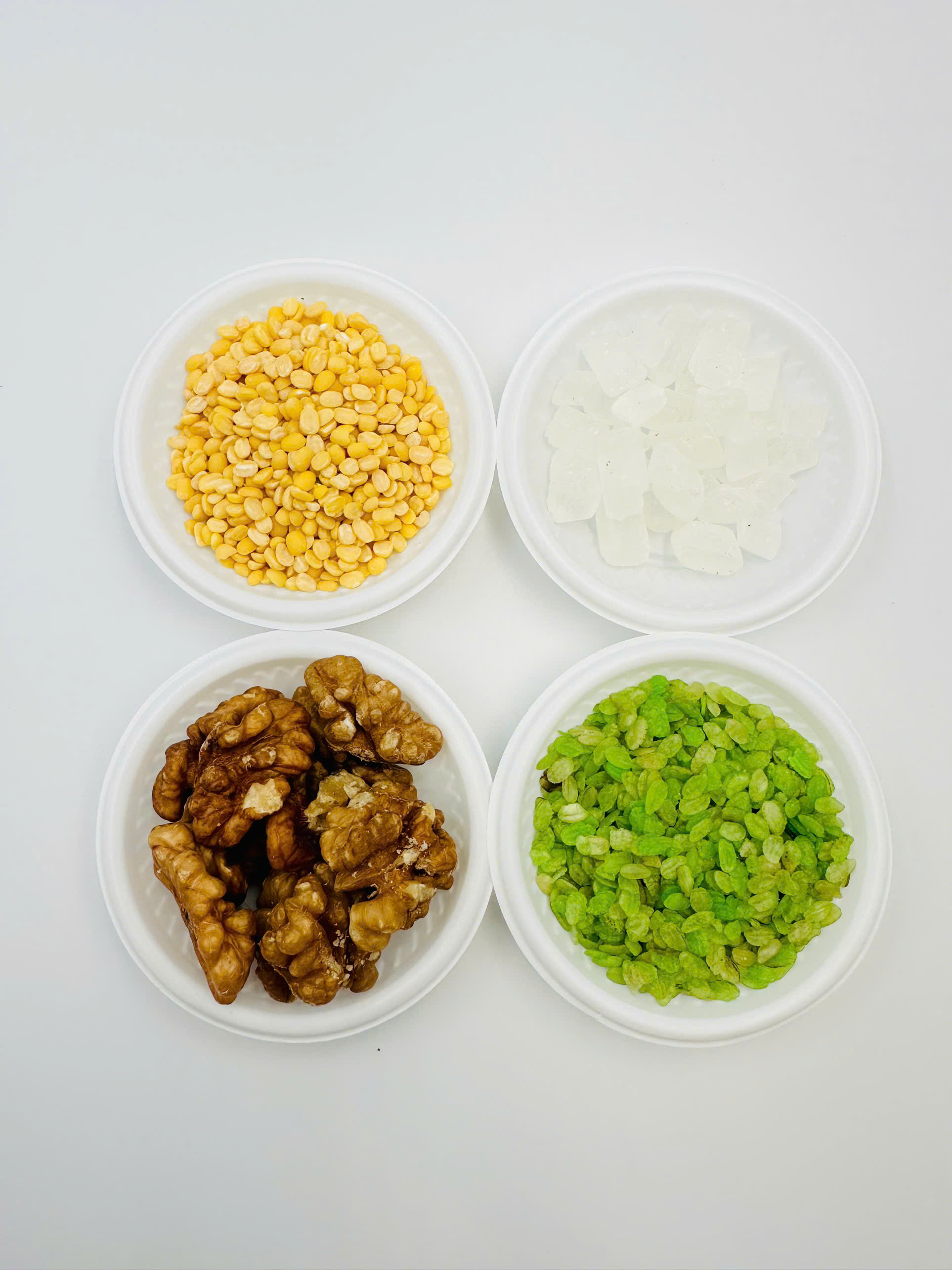 Set nguyên liệu sữa hạt: Óc chó - Đậu xanh - Cốm 115g