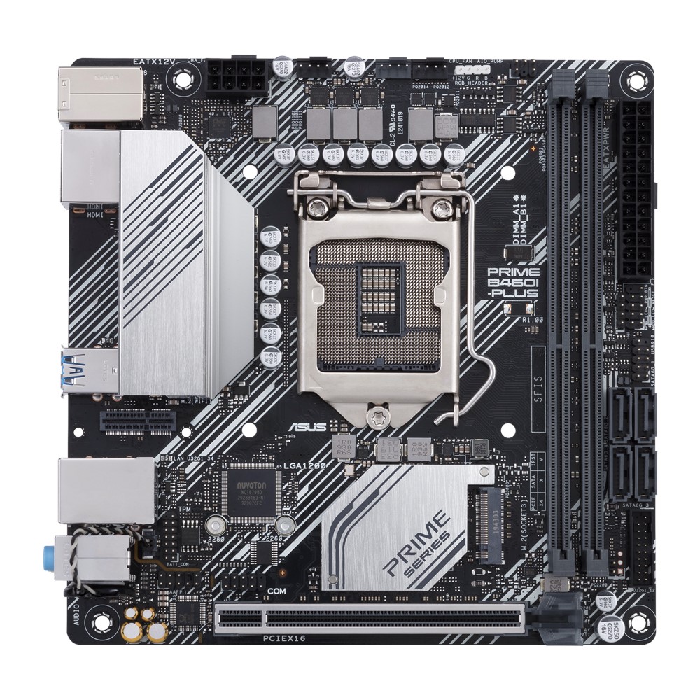 Bo mạch chủ Mainboard ASUS PRIME B460I-PLUS - Hàng Chính Hãng