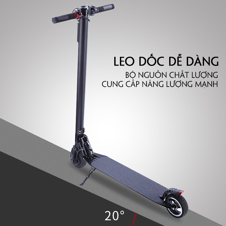 Xe scooter điện khung nhôm cao cấp 1 lần sạc đi 10km