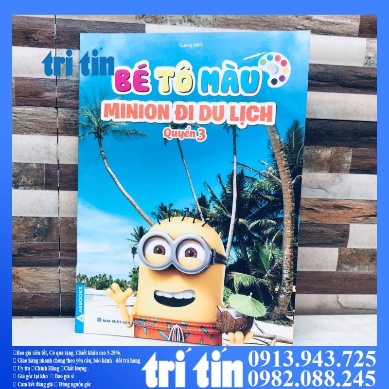 BÉ TẬP TÔ MÀU MINION CHO BÉ THỎA MÃN TRÍ TƯỞNG TƯỢNG